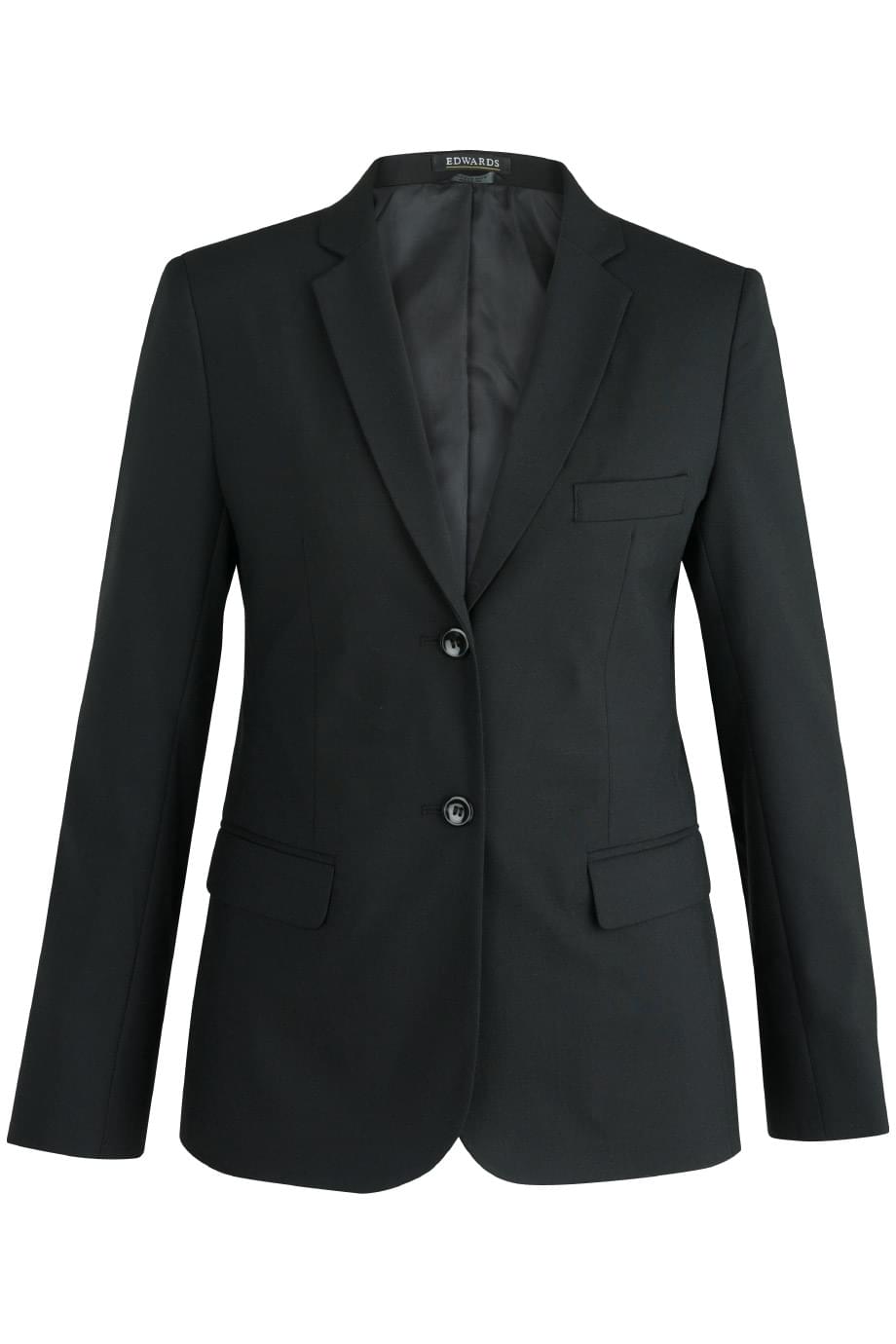 EDWARDS LADIES SINGLE BREASTED POLY/WOOL SUIT COAT