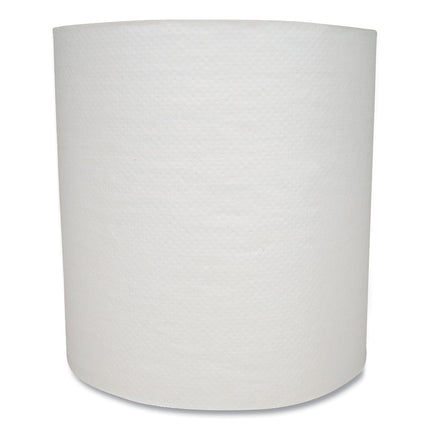 Morsoft Universal Roll Towels, 1-Ply, 8" X 700 Ft, White, 6 Rolls/carton