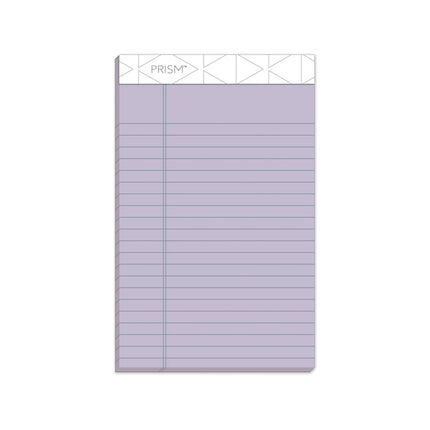 Prism + Colored Writing Pads, Narrow Rule, 50 Pastel Orchid 5 X 8 Sheets, 12/pack