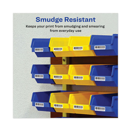 Multipurpose Thermal Labels, 1.13 X 3.5, White, 130/roll, 2 Rolls/pack