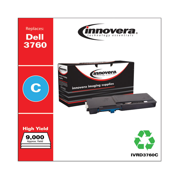 Remanufactured Cyan Toner, Replacement for 331-8432, 9,000 Page-Yield