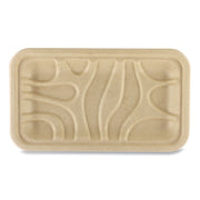 PFAS Fiber Trays, 8.3 x 4.9 x 0.7, Natural, Paper, 500/Carton