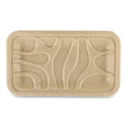 Fiber Trays, PLA Lined, PFAS Free, 8.3 x 4.9 x 0.7, Natural, Paper, 500/Carton