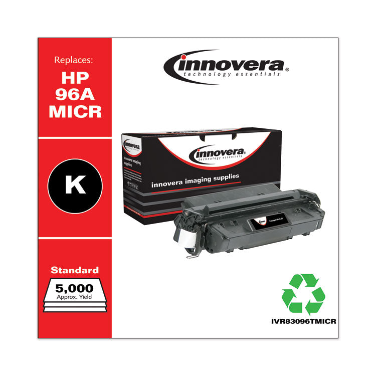 Remanufactured Black MICR Toner, Replacement for 96AM (C4096AM), 5,000 Page-Yield