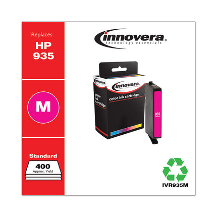 Remanufactured Magenta Ink, Replacement for 935 (C2P21AN), 400 Page-Yield