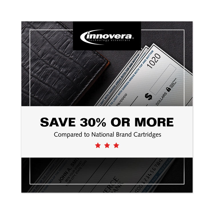 Remanufactured Black High-Yield MICR Toner, Replacement for 64XM (CC364XM), 24,000 Page-Yield