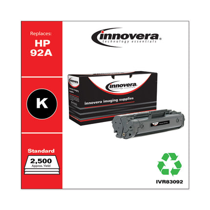 Remanufactured Black Toner, Replacement for 92A (4092A), 2,500 Page-Yield