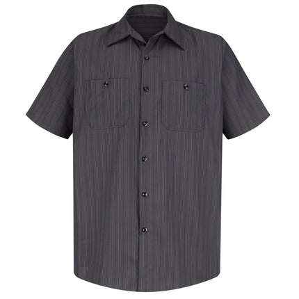 Red Kap® Men's Short Sleeve Striped Work Shirt / SP20GI
