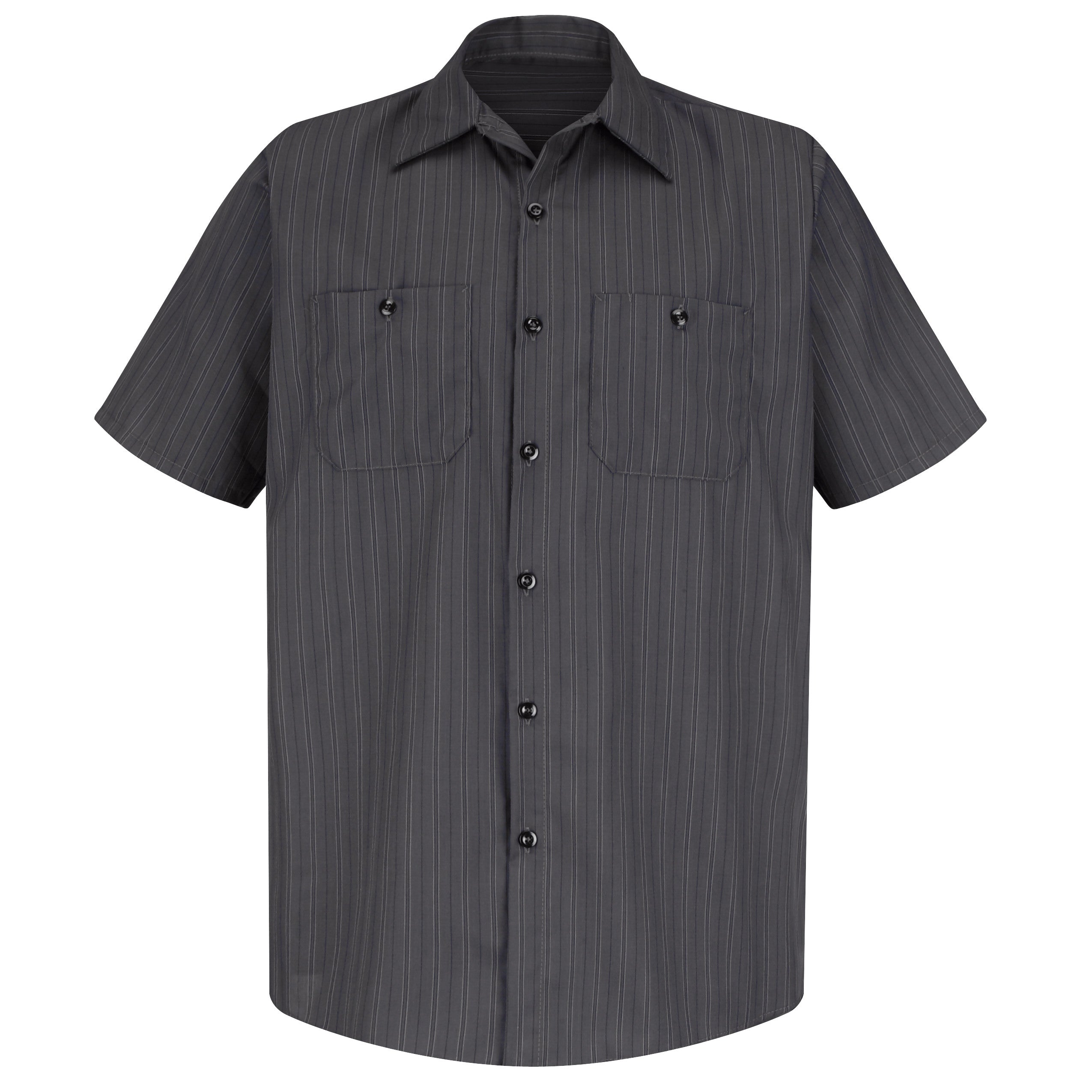 Red Kap® Men's Short Sleeve Striped Work Shirt / SP20GI