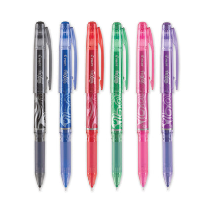 Frixion Ball Erasable Gel Pen, Stick, Extra-Fine 0.5 Mm, Assorted Ink And Barrel Colors, 6/pack