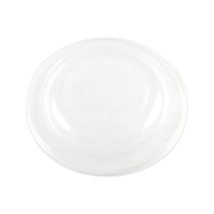 PLA Lids for Fiber Bowls, 7.5" Diameter x 1" h, Clear, Plastic, 300/Carton