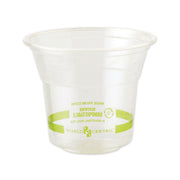 PLA Clear Cold Cups, 10 oz, Plastic, Clear, 1,000/Carton