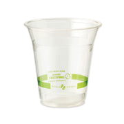 PLA Clear Cold Cups, 12 oz, Plastic, Clear, 1,000/Carton