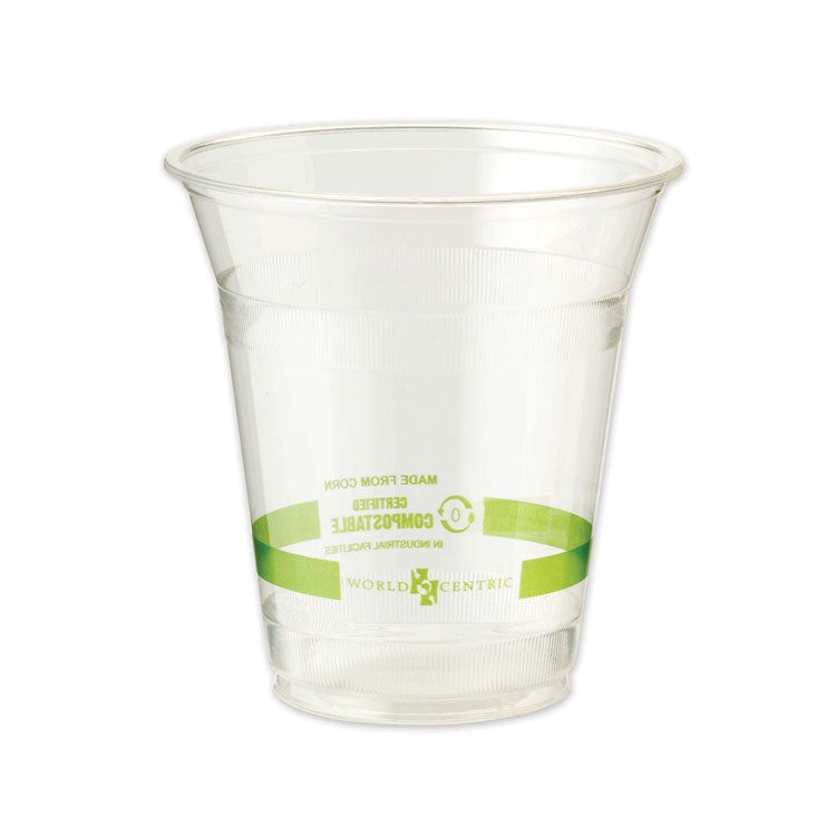 PLA Clear Cold Cups, 12 oz, Plastic, Clear, 1,000/Carton