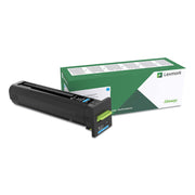 82k0xcg Return Program Extra High-Yield Toner, 22,000 Page-Yield, Cyan