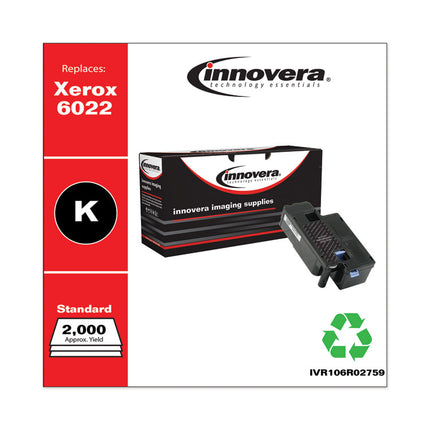 Remanufactured Black Toner, Replacement for 106R02759, 2,000 Page-Yield