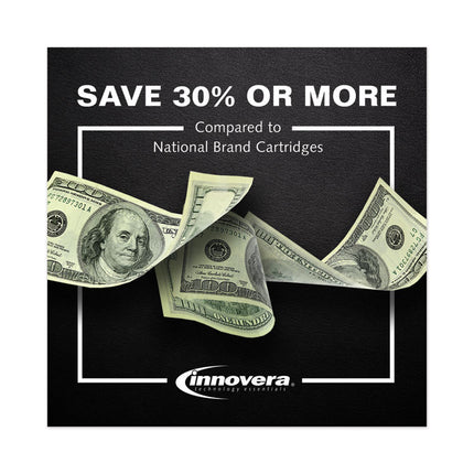 Remanufactured Black High-Yield Ink, Replacement for LC75BK, 600 Page-Yield