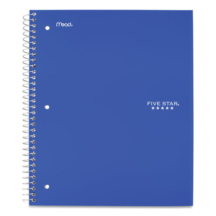 Wirebound Notebook, 5-Subject, Wide/Legal Rule, Randomly Assorted Cover Color (Set 6), (200) 10.5 x 8 Sheets
