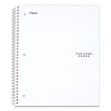 Wirebound Notebook, 5-Subject, Wide/Legal Rule, Randomly Assorted Cover Color (Set 6), (200) 10.5 x 8 Sheets