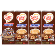 Liquid Coffee Creamer, Snickers, 0.38 oz Mini Cups, 200/Carton