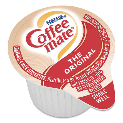 Liquid Coffee Creamer, Original, 0.38 oz Mini Cups, 50/Box, 4 Boxes/Carton
