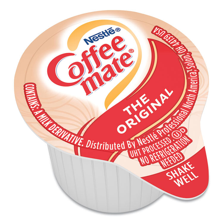 Liquid Coffee Creamer, Original, 0.38 Oz Mini Cups, 50/box