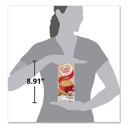 Liquid Coffee Creamer, Original, 0.38 oz Mini Cups, 50/Box, 4 Boxes/Carton