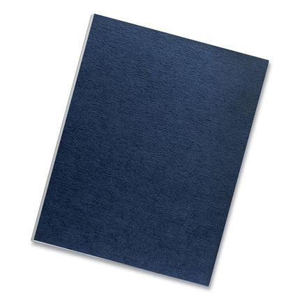 Expressions Linen Texture Presentation Covers for Binding Systems, Navy, 11 x 8.5, Unpunched, 200/Pack