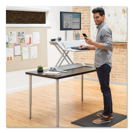 Anti-Fatigue Wellness Mat, Rectangular; Beveled Edges, 36 X 24, Black