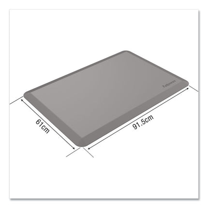 Anti-Fatigue Wellness Mat, Rectangular; Beveled Edges, 36 X 24, Black
