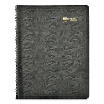 Essential Collection 14-Month Ruled Monthly Planner, 11 x 8.5, Black Cover, 14-Month: Dec 2024 to Jan 2026