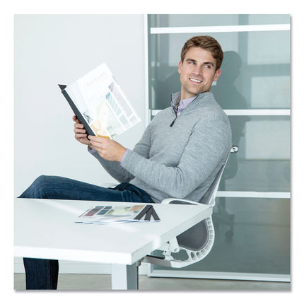 Thermal Binding System Presentation Covers, Clear, 31 to 60 Sheet Capacity, 11 x 8.5, Unpunched, 10/Pack