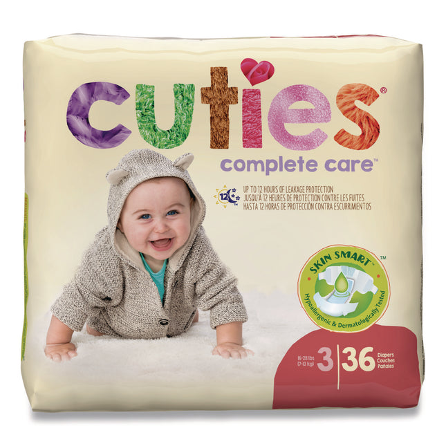 Premium Jumbo Diapers, Size 3, 16 Lbs To 28 Lbs, 144/carton