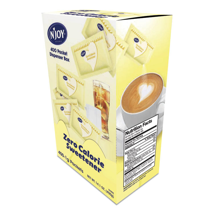 Yellow Sucralose Zero Calorie Sweetener, 0.04 oz Packet, 400/Box