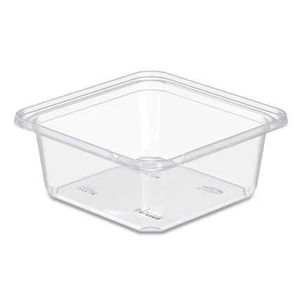 TamperGuard Snack Boxes, 32 oz, 6.3 x 6.3 x 2.6, Clear, Plastic, 300/Carton