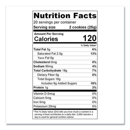 Cookies, Caramel, 0.9 Oz, 20/box