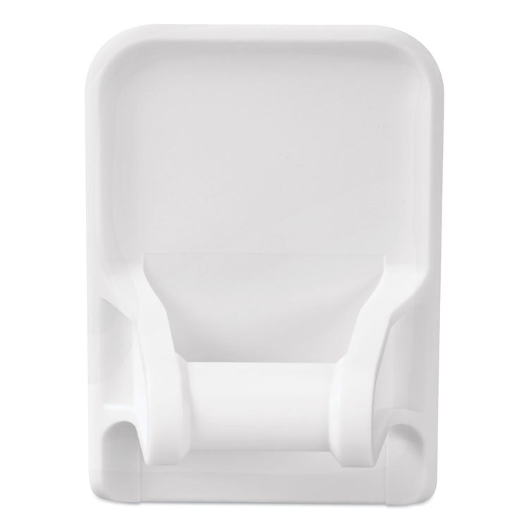 Spray Bottle Holder, 2.34w x 1.69d x 3.34h, White, 2 Hangers/4 Strips/Pack