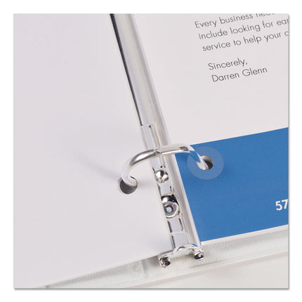 Dispenser Pack Hole Reinforcements, 0.25" Dia, Clear, 200/Pack, (5721)