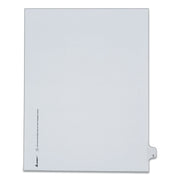 Preprinted Legal Exhibit Side Tab Index Dividers, Allstate Style, 10-Tab, 3, 11 X 8.5, White, 25/pack