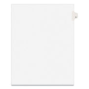 Preprinted Legal Exhibit Side Tab Index Dividers, Avery Style, 26-Tab, C, 11 X 8.5, White, 25/pack, (1403)
