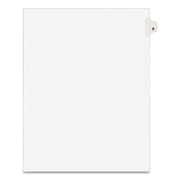 Preprinted Legal Exhibit Side Tab Index Dividers, Avery Style, 26-Tab, B, 11 X 8.5, White, 25/pack, (1402)