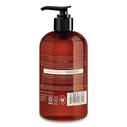 Hand Soap, Vanilla and Lily Blossom Scent, 12 oz, 12/Carton