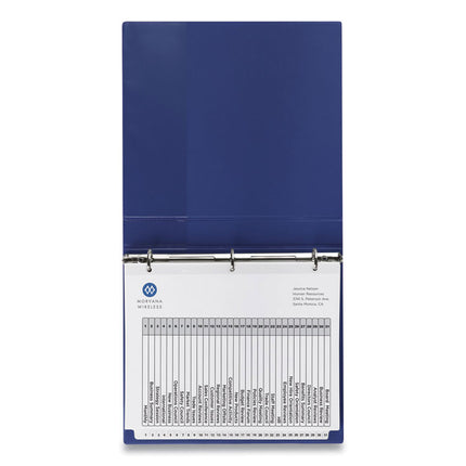 Customizable Table of Contents Ready Index Black and White Dividers, 31-Tab, 1 to 31, 11 x 8.5, White, 6 Sets