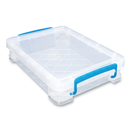Super Stacker File And Document Box, Letter Files, 10.5 X 14.5 X 3.38, Translucent White