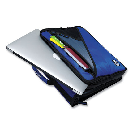 Universal Zipper Binder, 3 Rings, 2" Capacity, 11 X 8.5, Purple/gray Accents