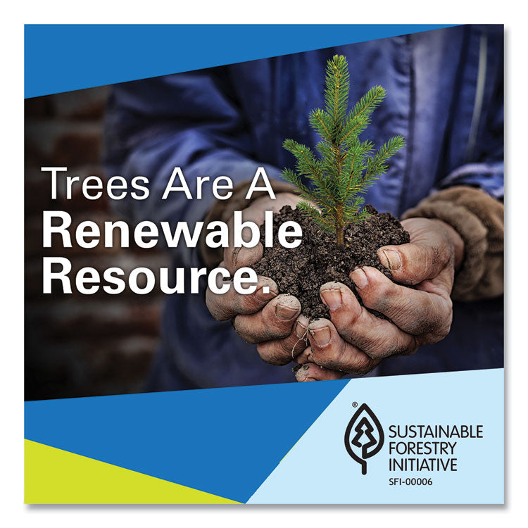 Fore Multipurpose Print Paper, 96 Bright, 3-Hole, 20 lb Bond Weight, 8.5 x 11, White, 500 Sheets/Ream