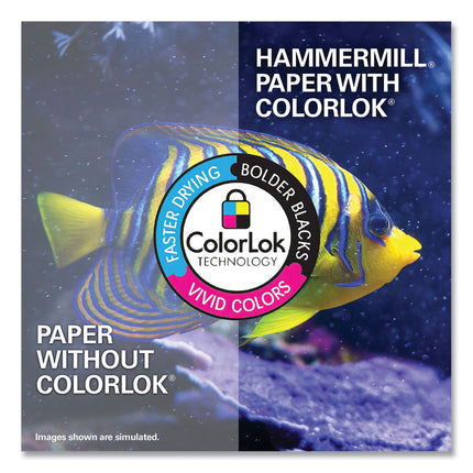 Premium Color Copy Print Paper, 100 Bright, 3-Hole, 28 lb Bond Weight, 8.5 x 11, Photo White, 500 Sheets/Ream, 8 Reams/Carton