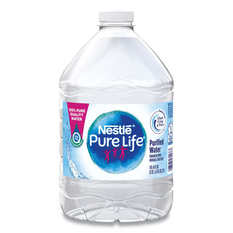 Pure Life Purified Water, 101.4 Oz Bottle, 6/pack