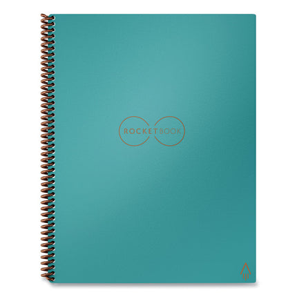 Core Smart Notebook, Dotted Rule (4 sq/in), Neptune Teal Cover, (16) 11 x 8.5 Sheets