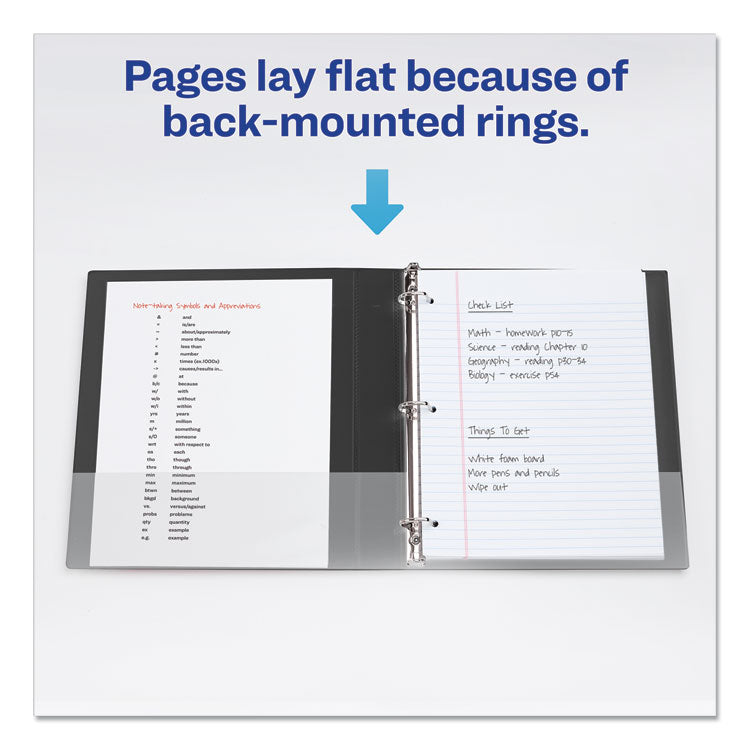 Durable Non-View Binder With Durahinge And Slant Rings, 3 Rings, 1" Capacity, 11 X 8.5, Green